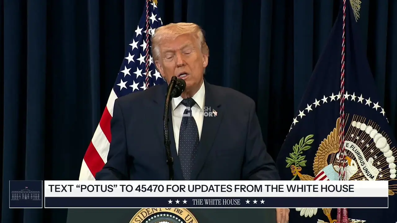 فیلم / ترامپ: درباره پسر شاه حرف می‌زنند... اما