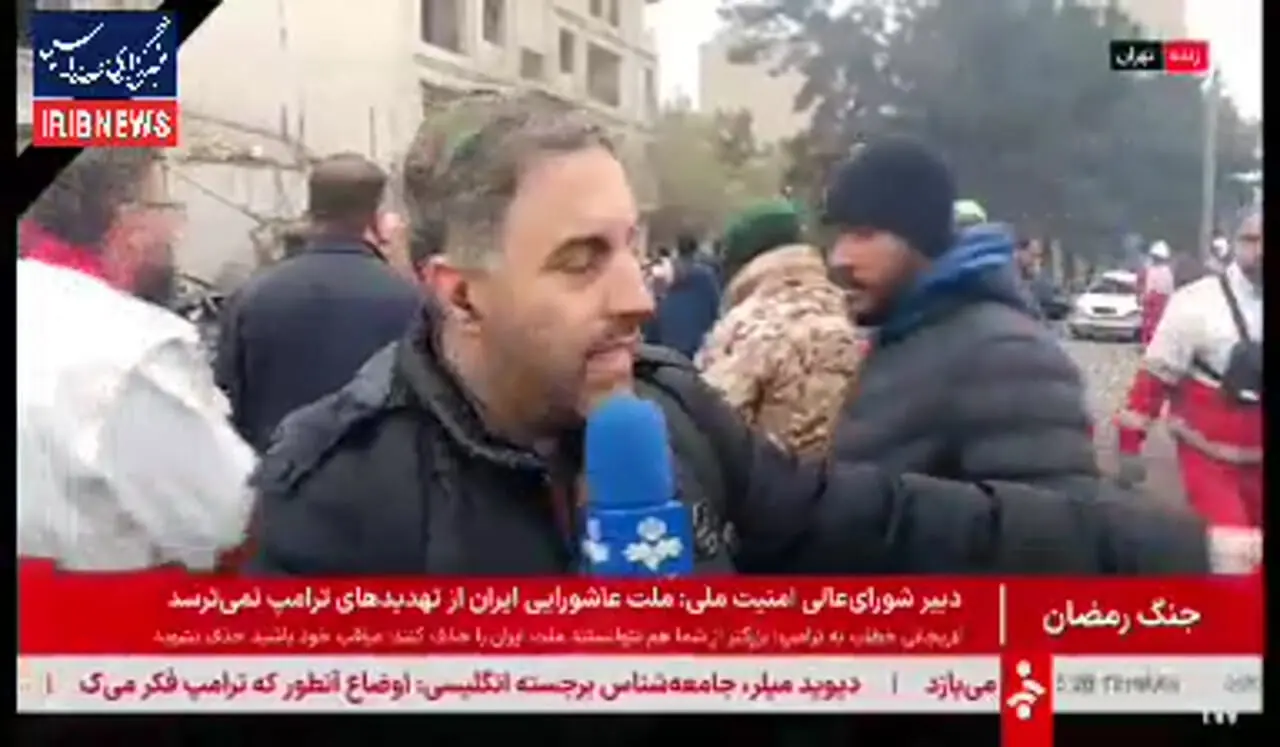 فیلم / ۴ شهید در حمله موشکی به ساختمان راهور در تقاطع بزرگراه سلیمانی و باقری / نوزدهم اسفندماه
