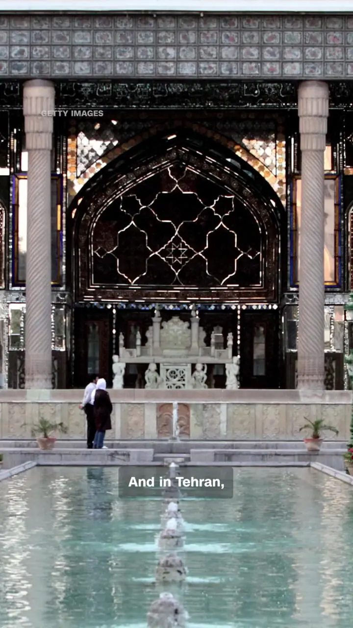 فیلم / گزارش CNN از حمله به بناهای تاریخی در تهران و اصفهان 