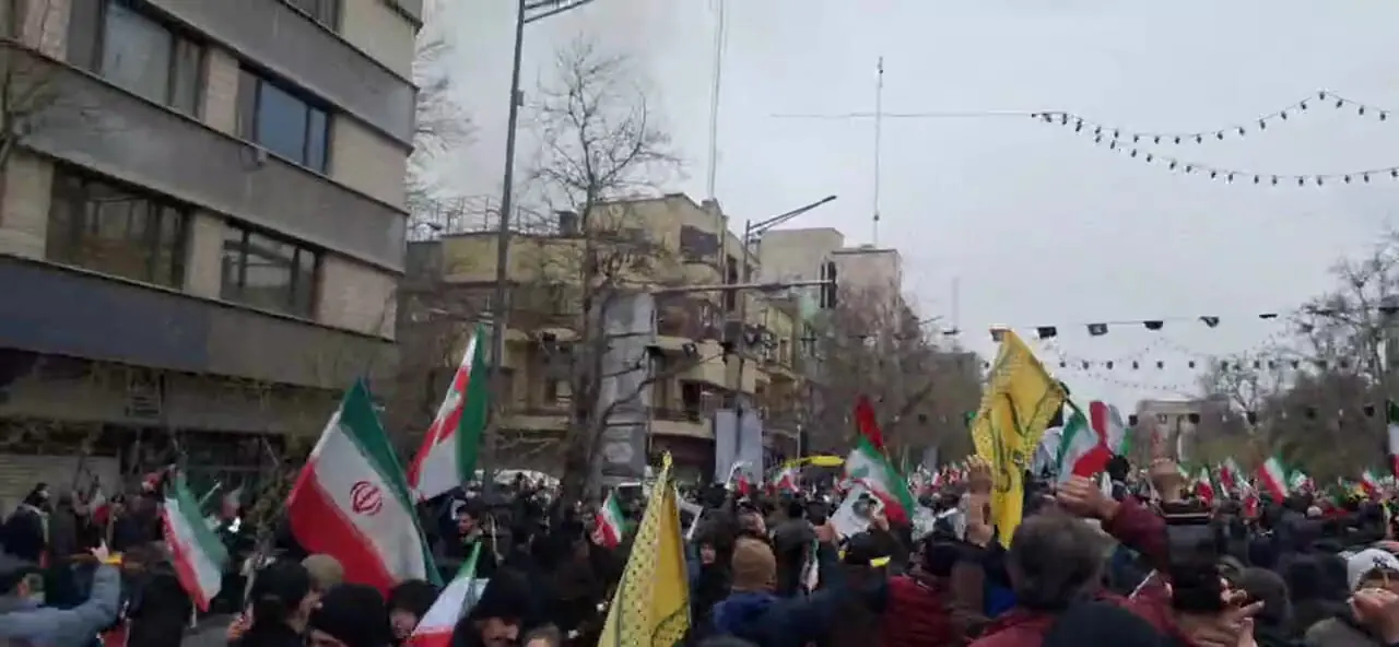 فیلم / حمله به راهپیمایی روز قدس و شعار مردم