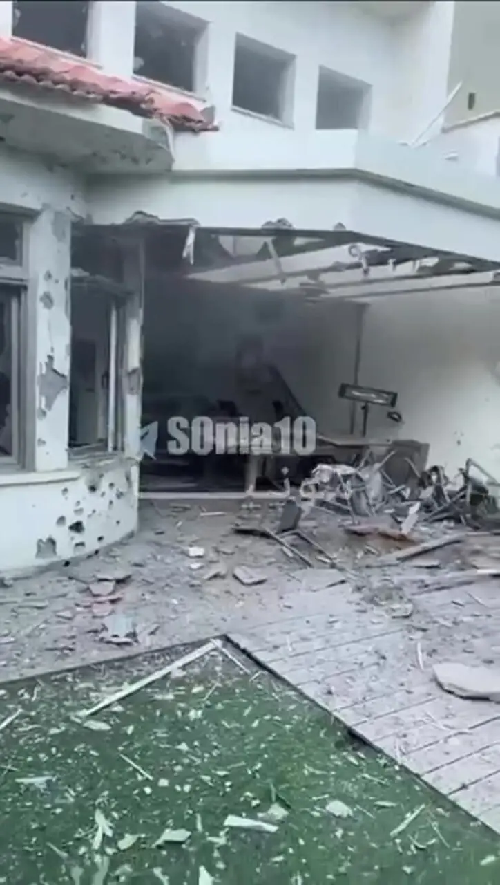 فیلم / آثار تخریب در اطراف فرودگاه بن گوریون