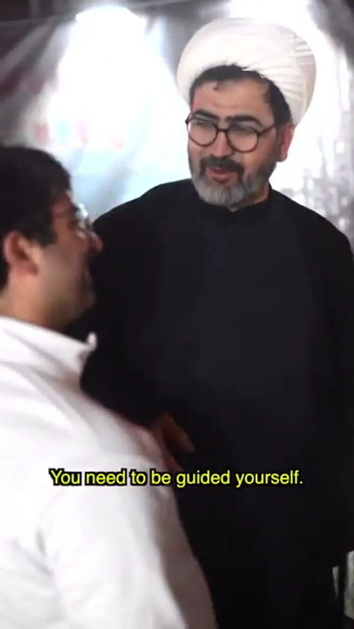 فیلم / رفتار قابل توجه یک روحانی با یک دختر ایرانی/ شما خودت را هدایت کن!