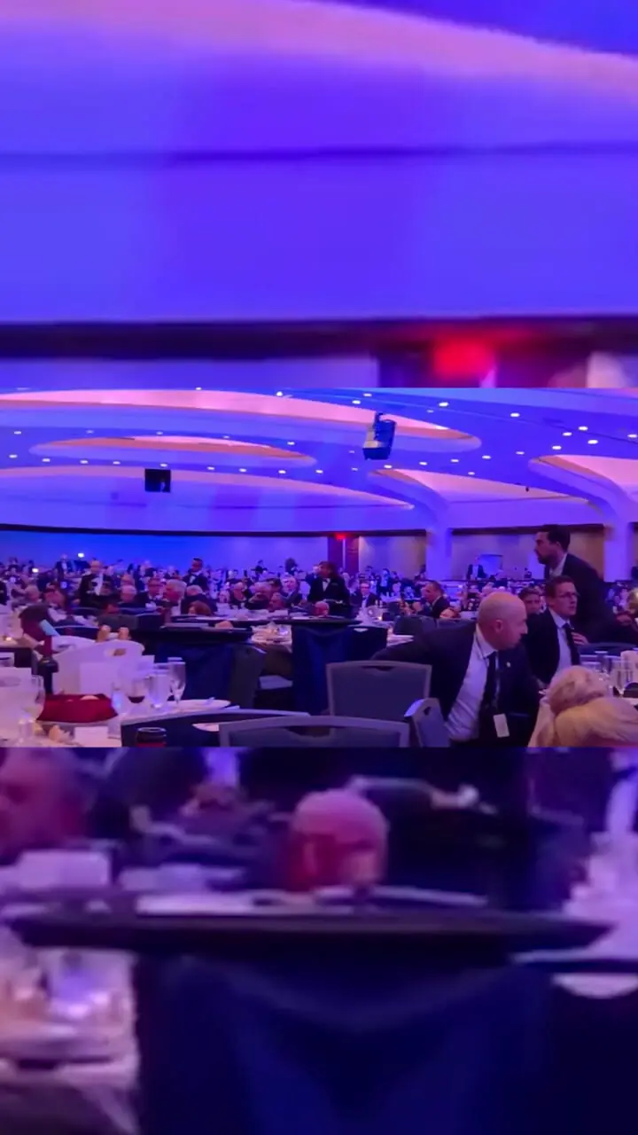 فیلم / تیراندازی در ضیافت شام ترامپ با خبرنگاران