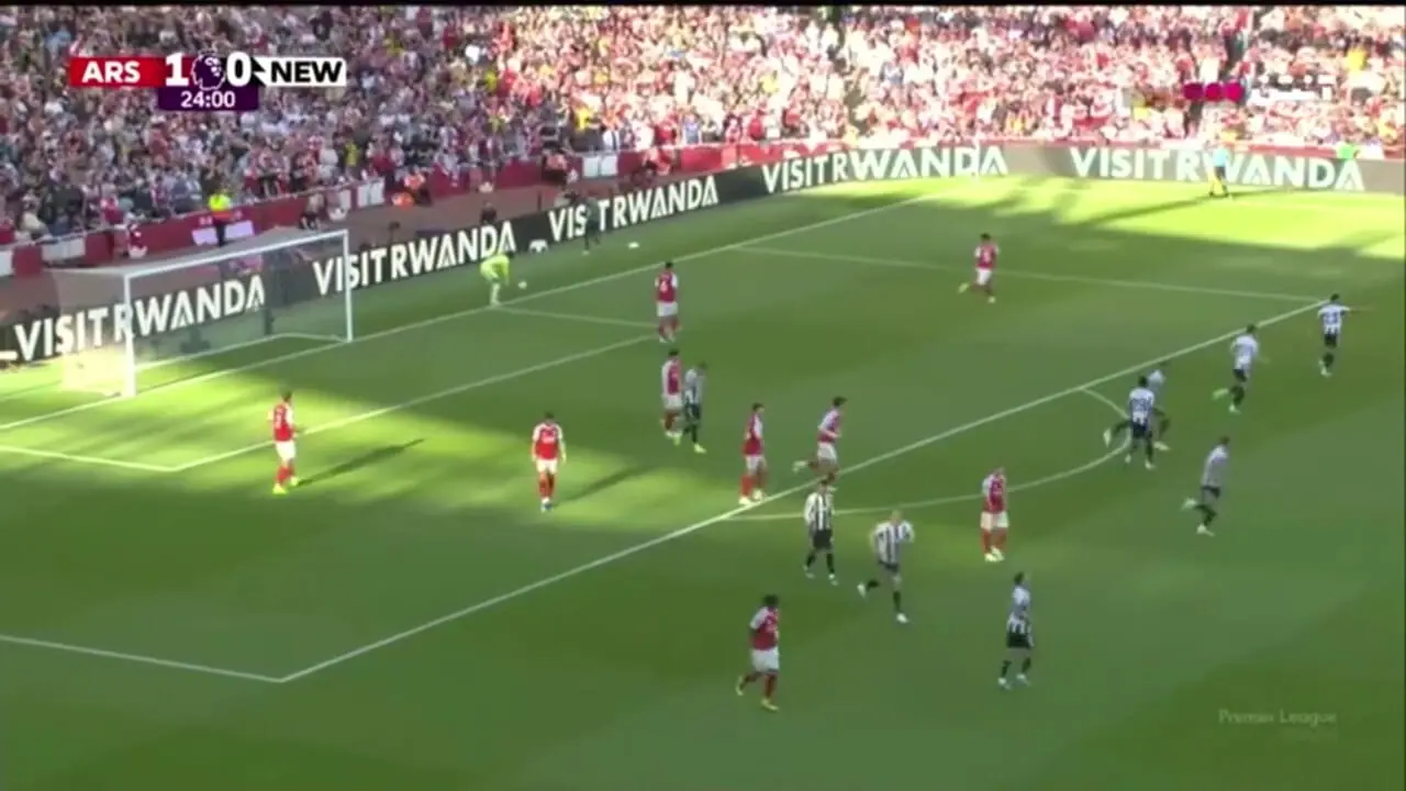 خلاصه بازی آرسنال 1 - نیوکسل 0