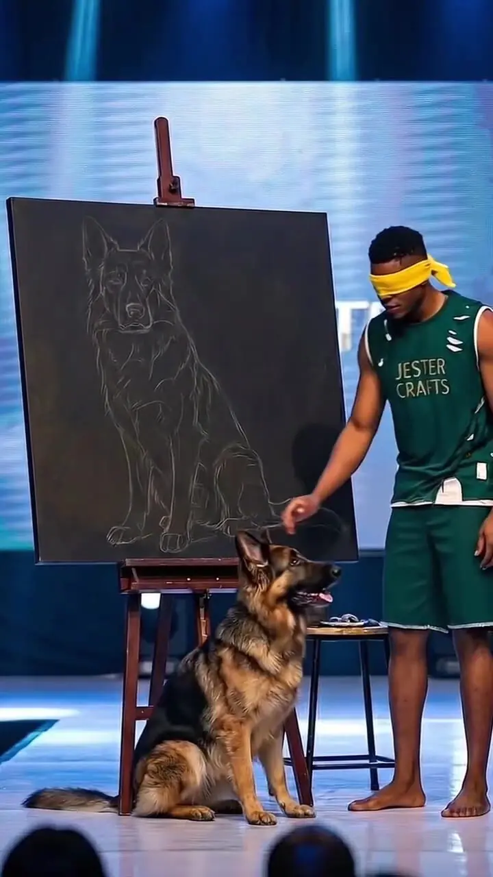 جادوی هوش مصنوعی/ فیلم خلق و ناپدید شدن یک سگ در نقاشی