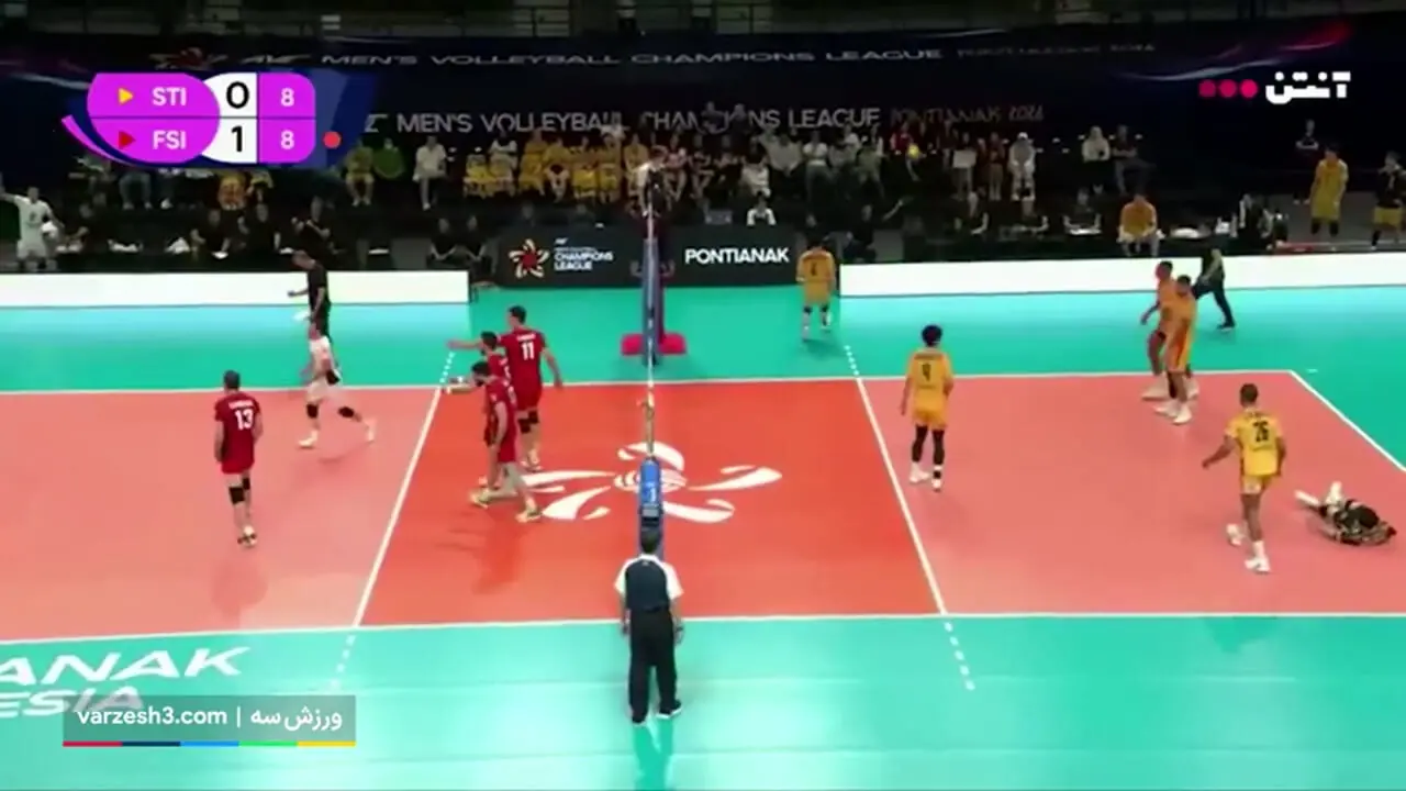 خلاصه والیبال  فولاد سیرجان 3 - جیتکت ژاپن 0 