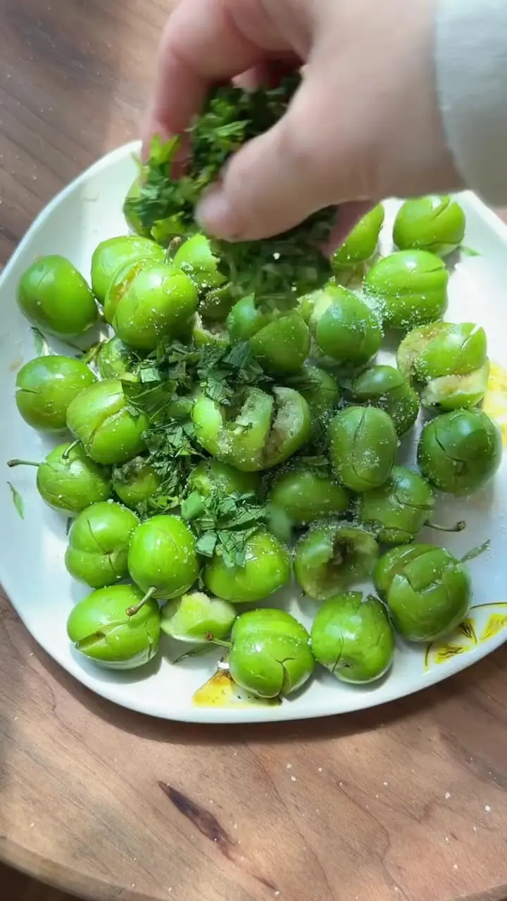 ترکیب پرتقال و گوجه سبز و سبزیجات بهترین عصرانه تابستانی