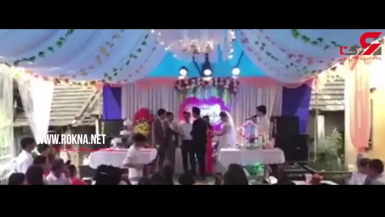 فیلم اقدام احمقانه پدر داماد در مراسم ازدواج / عروس فقیر بود  و باید ...