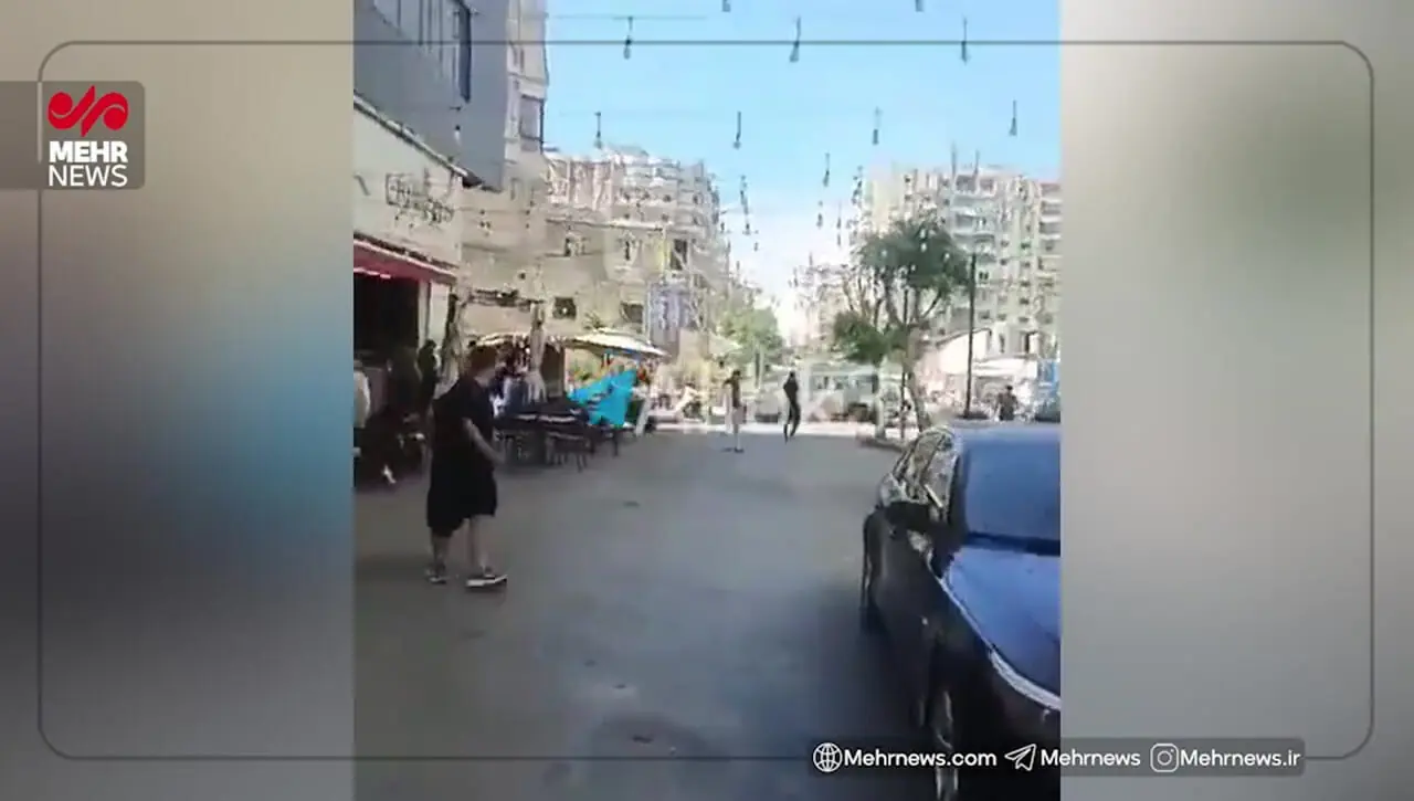 فیلم و عکس ها  حمله اسراییل به بیروت