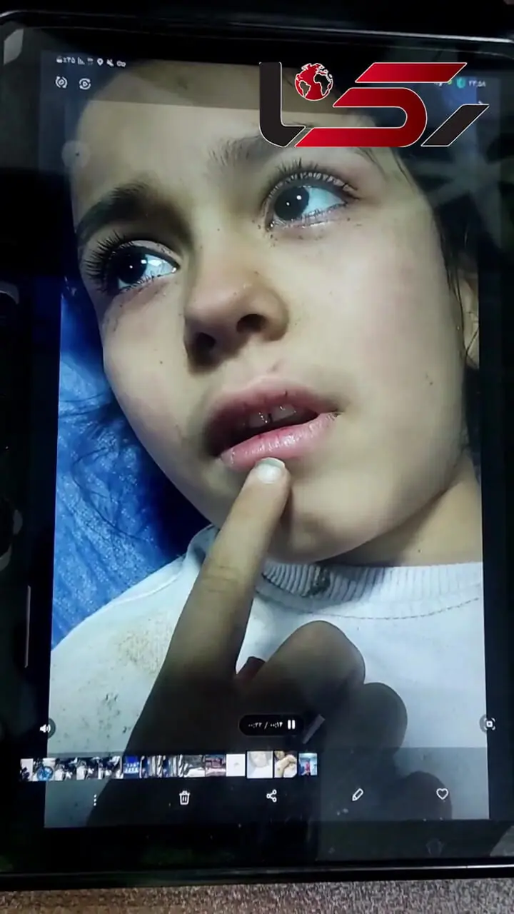 فیلم / تلخ ترین روایت یک تصادف از زبان دختر بچه 9 ساله در کاشان /  پدر و مادرش دم کشته شدند!