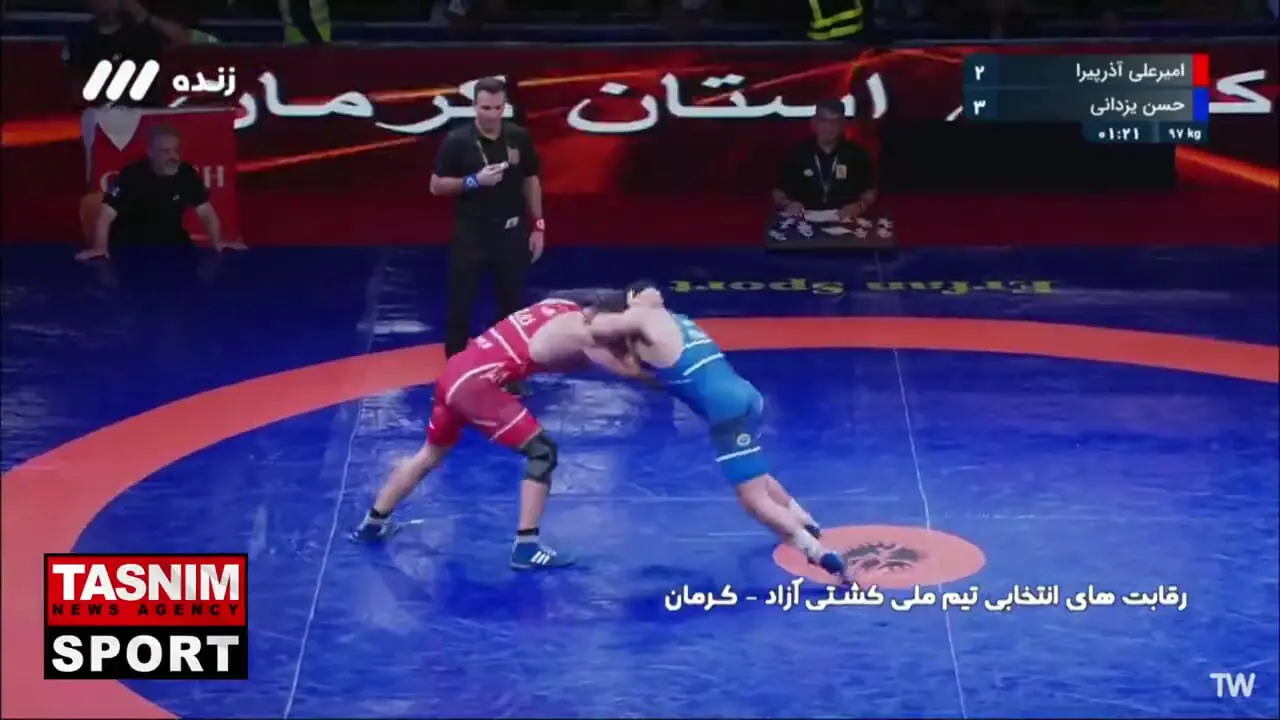فیلم / حسن یزدانی با شکست آذرپیرا ملی‌پوش کشتی آزاد ایران در مسابقات جهانی شد