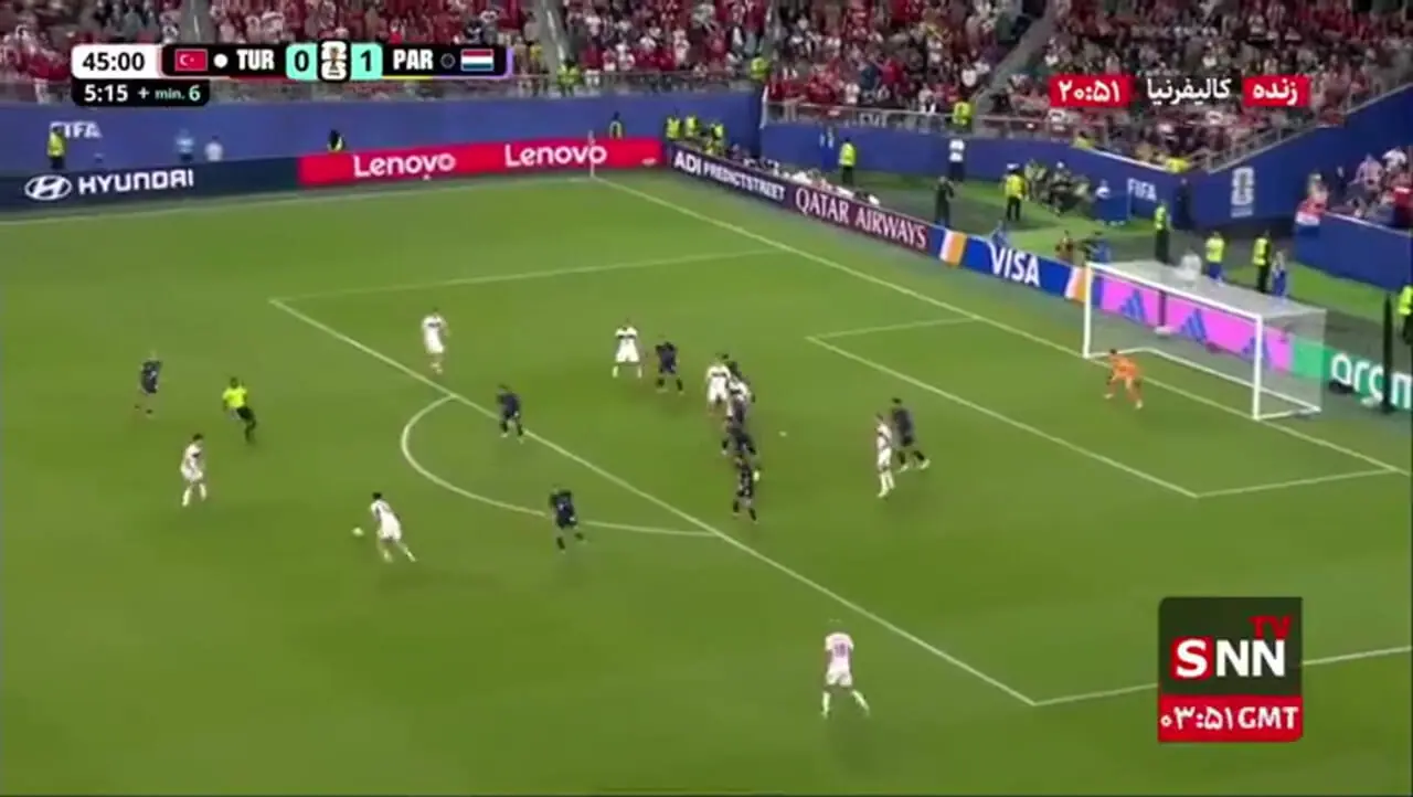 فیلم خلاصه بازی پاراگوئه 1-0 ترکیه در جام جهانی