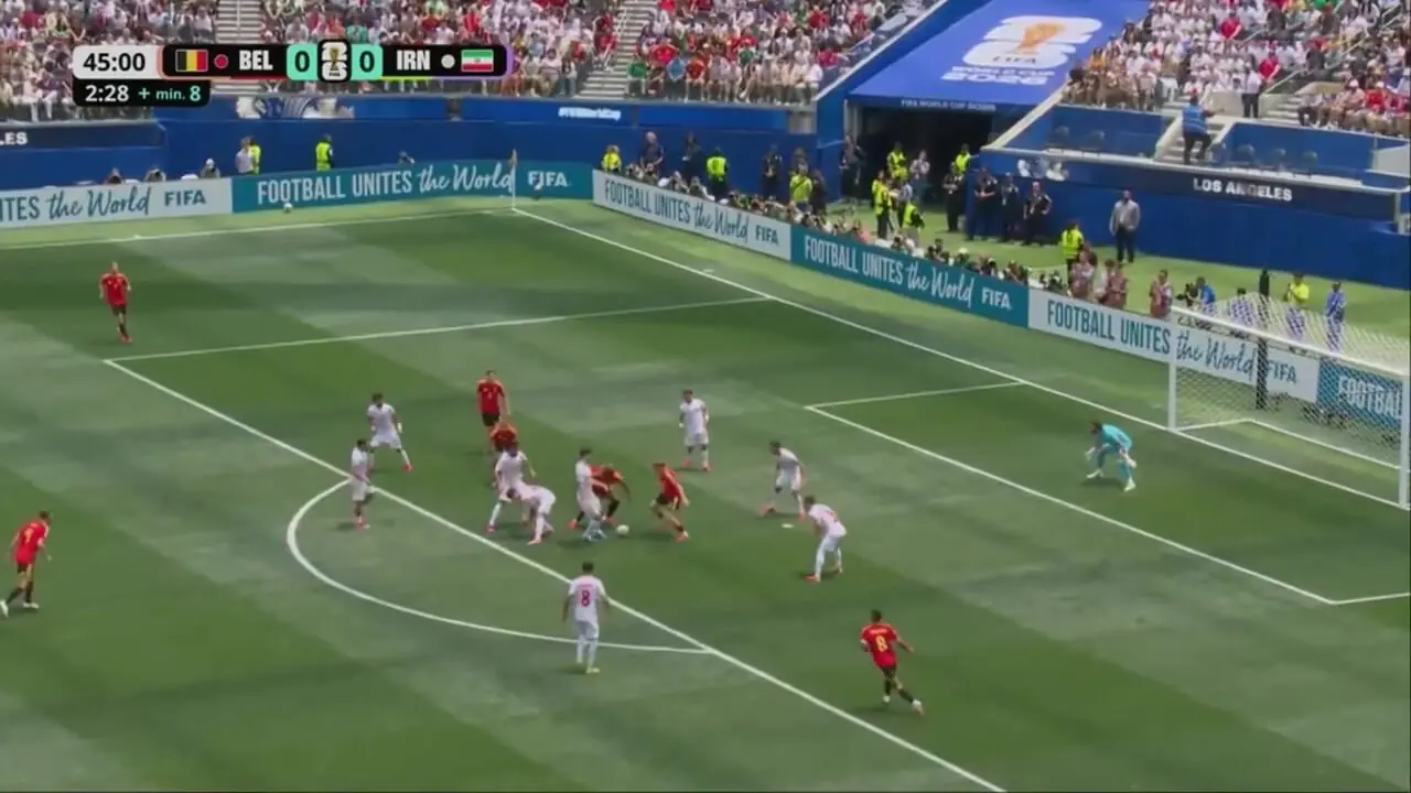 فیلم خلاصه بازی بلژیک 0 - ایران 0
