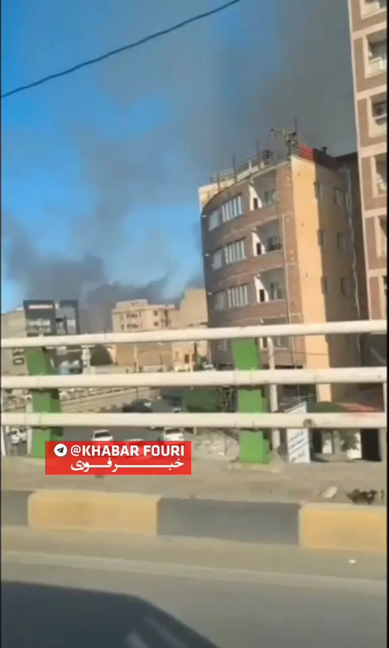 فیلم آتش سوزی شدید در ارومیه