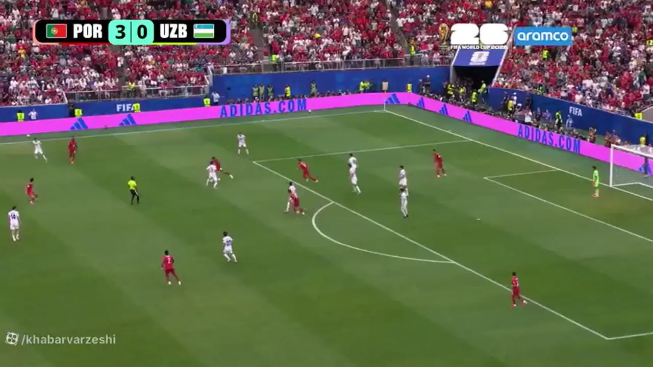 فیلم خلاصه بازی پرتغال 5-0 ازبکستان / رکورد تاریخی CR7 در جام جهانی ۲۰۲۶