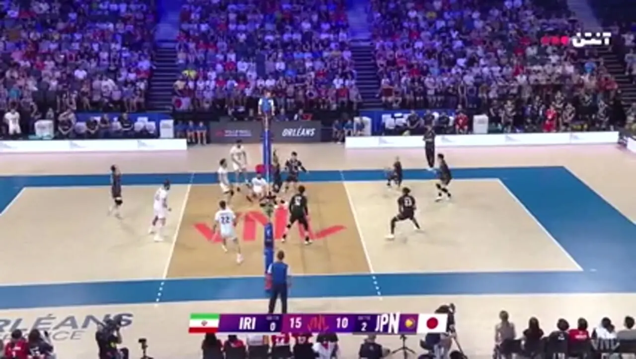 خلاصه بازی والیبال ایران 2 - 3 ژاپن