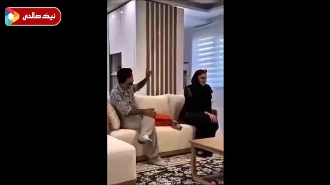 فیلم/ نگاهی به خانه مدرن و جهیزیه مریم مومن  همسرش سهیل قاصدی