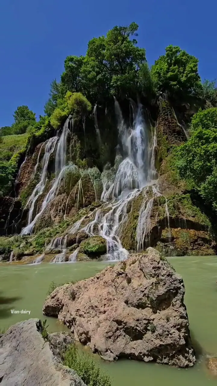فیلم نگین زیبای لرستان آبشار بیشه