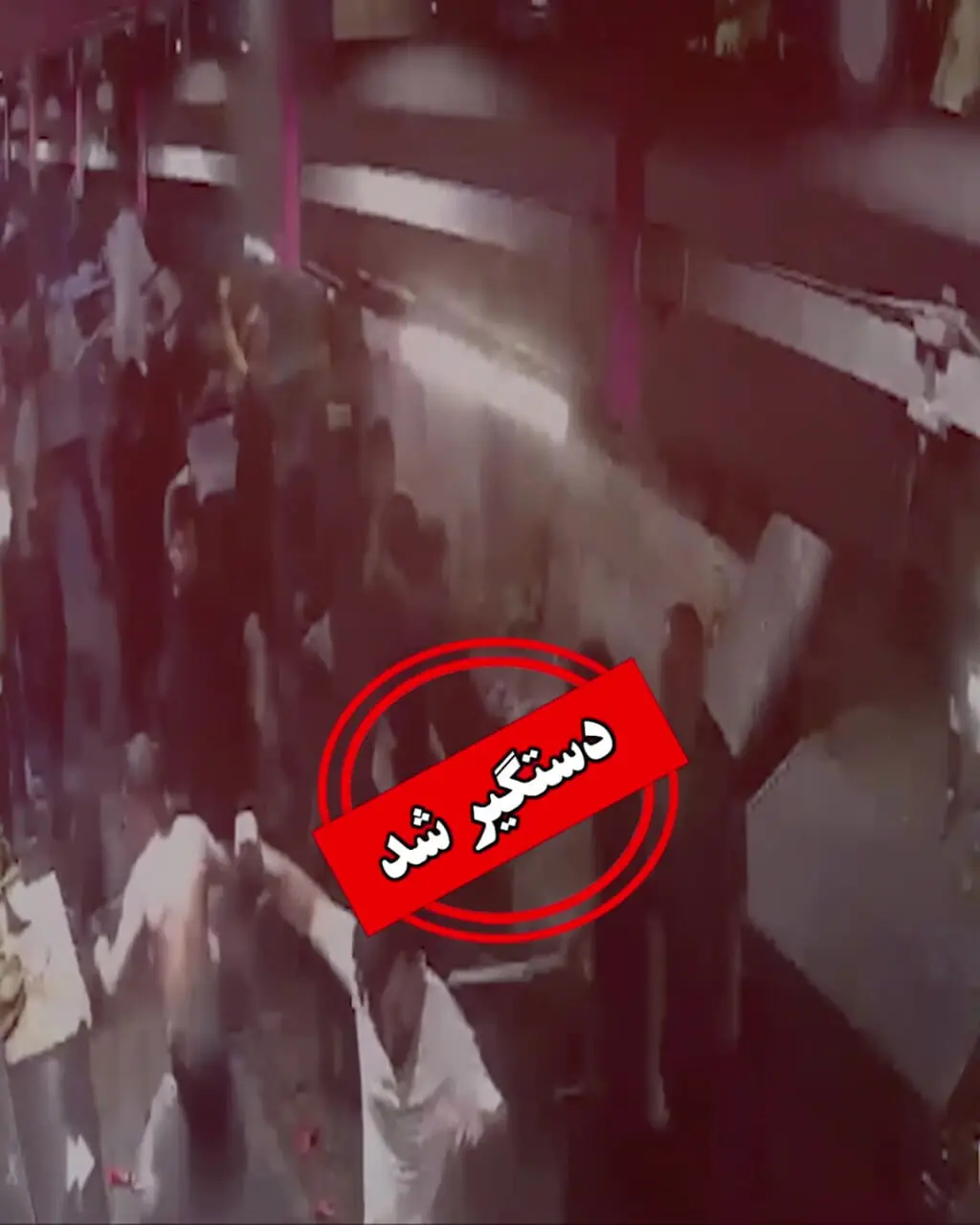 فیلم لحظه حمله قمه کش ها به یک فروشگاه در شمال تهران