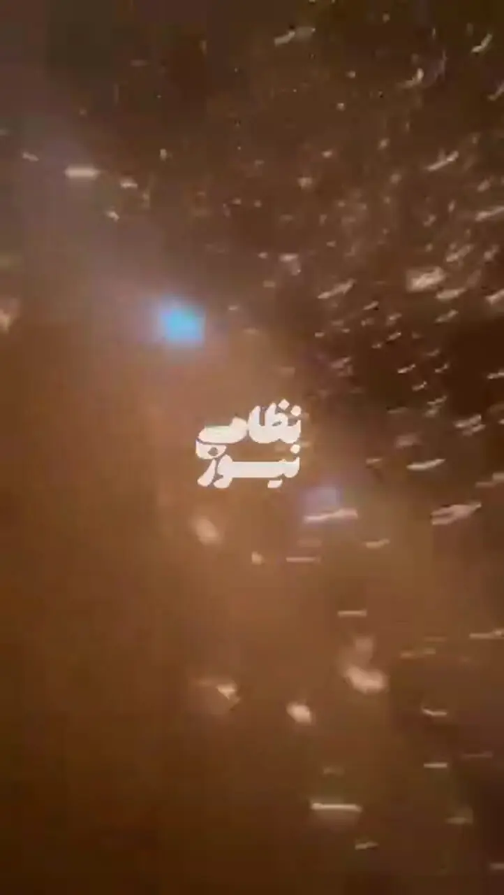 لحظه اصابت موشک ایرانی به پایگاه هوایی آمریکا در اردن ی که سرباز آمریکایی منتشر کرد