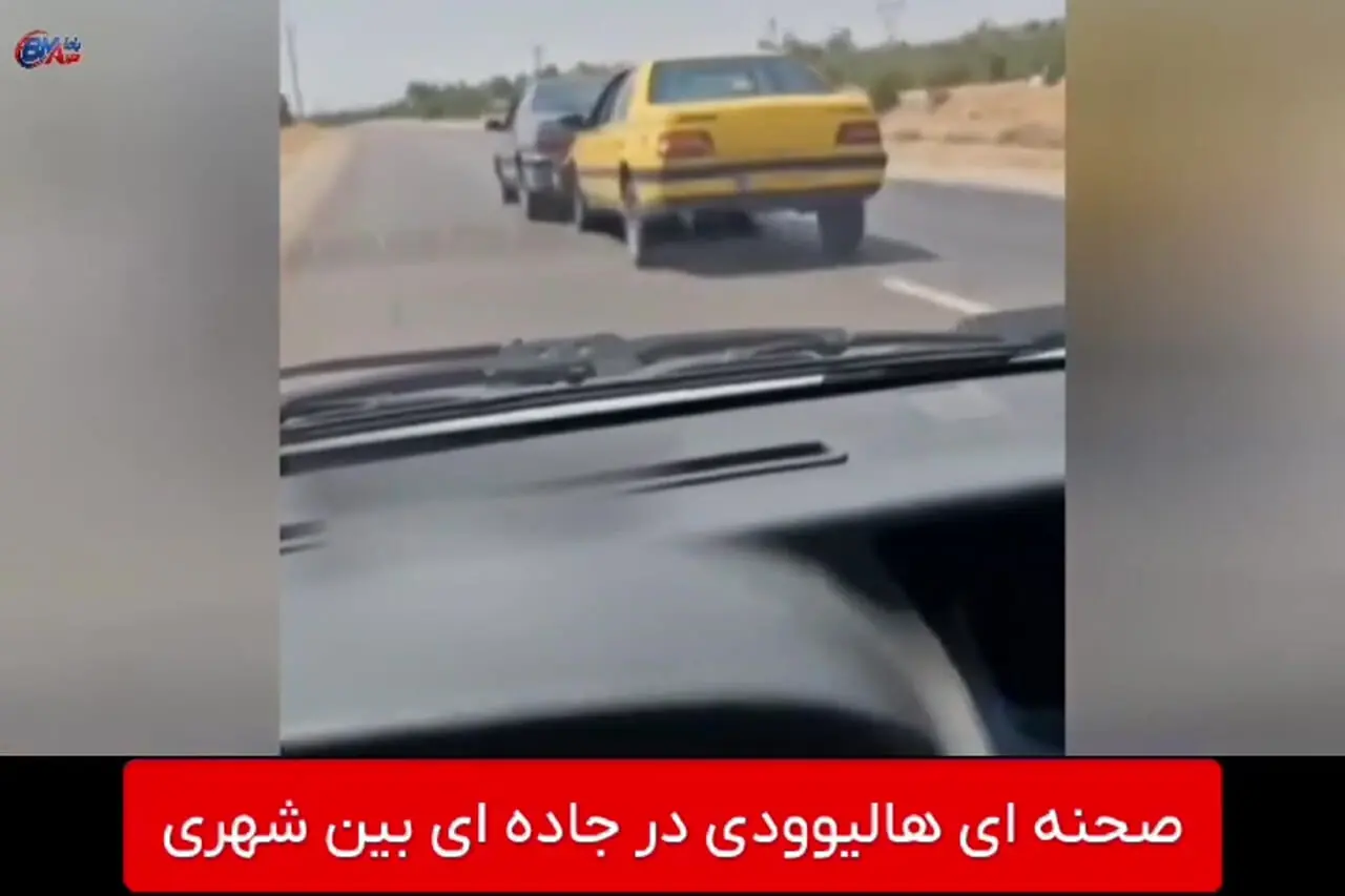 فیلم جنجالی از یدک‌کشی با سرعت 140 کیلومتر بر ساعت / حتی پژو 405 به گرد پایش نرسید