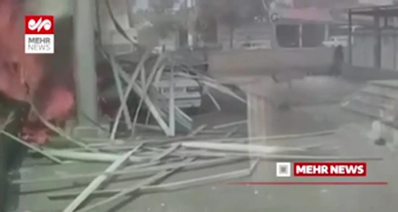 فیلم لحظه انفجار بزرگ در جایگاه CNG شهرستان صحنه