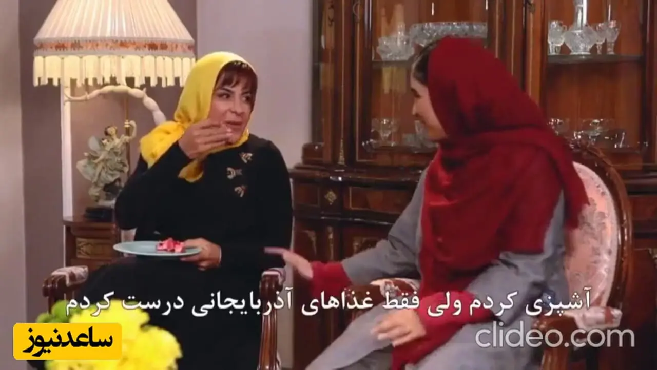 فیلم/ نگاهی به چیدمان منزل شاهانه و مجلل سیما تیرانداز، انیسِ سریال ستایش/ از پرده‌ها و لوسترهای اعیانی تا فرش گلبهی و کابینت‌های چوبی