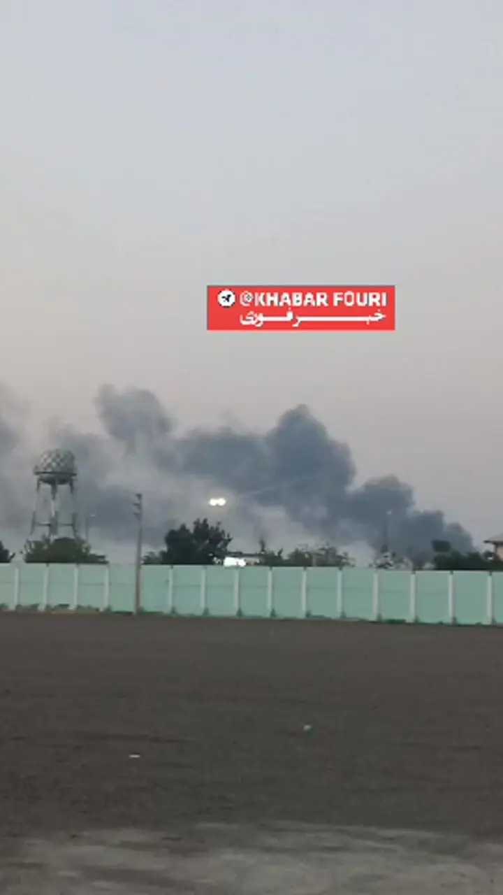 دود سیاه در جنوب تهران ناشی از آتشسوزی در انبار ضایعات پلاستیکی است