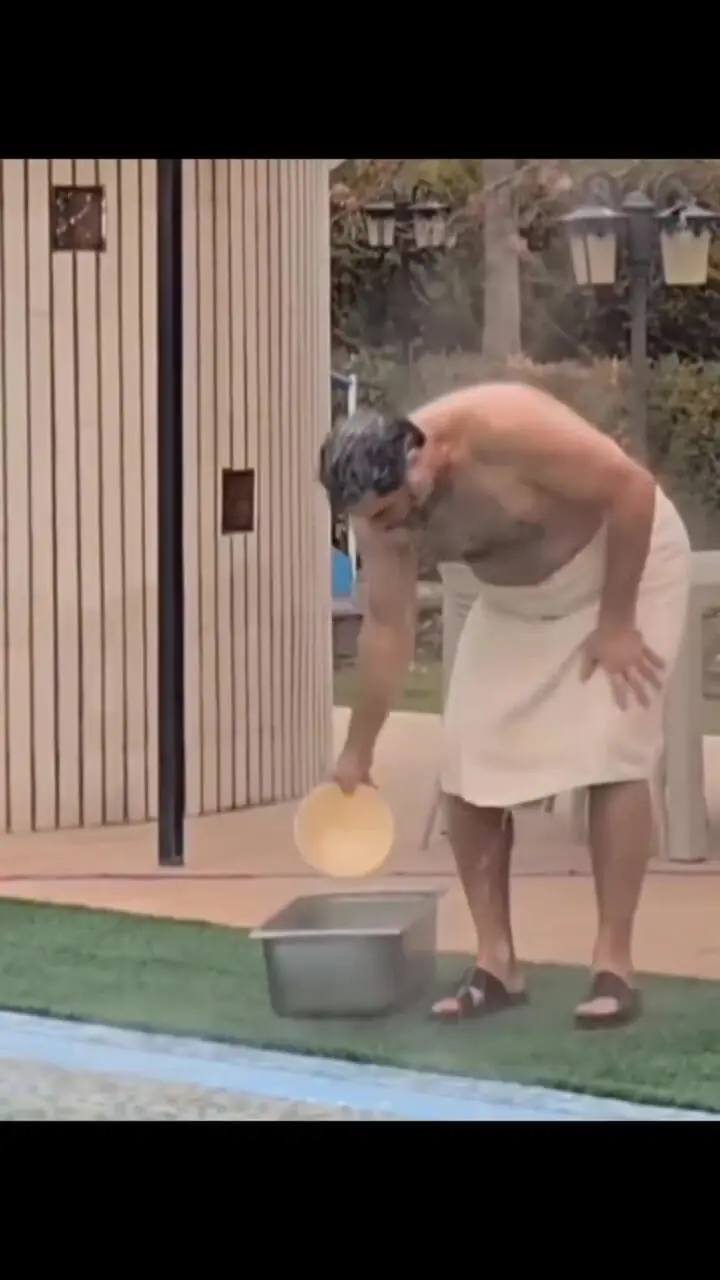 فیلم/ پشت صحنه متفاوت فیلم «سقف» با چاشنی فداکاری سام درخشانی/ آقای بازیگر در سرمای زیر صفر آب روی سرش ریخت
