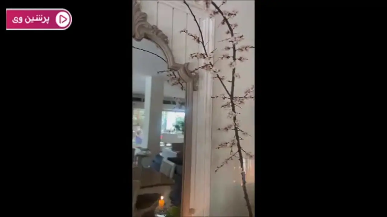 فیلم/ نگاهی به چیدمان منزل شاهانه و مجلل سام درخشانی و همسرش/خلاقیت بی‌نظیر و ستودنی عسل خانوم در چیدن سفره ۷ سین شیک