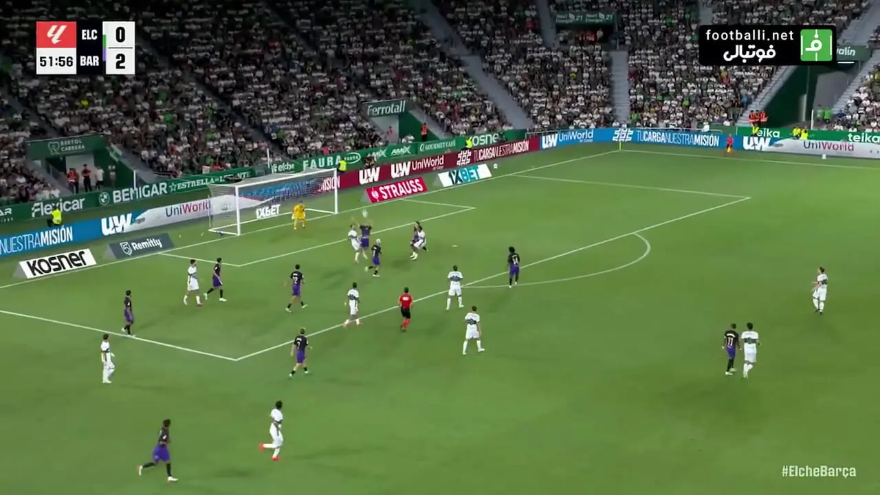 فیلم خلاصه بازی بارسلونا 5-0 الچه