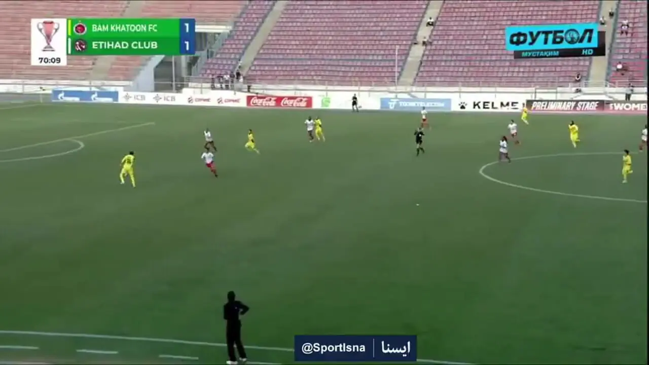 فیلم خلاصه بازی خاتون بم 3-1 الاتحاد اردن