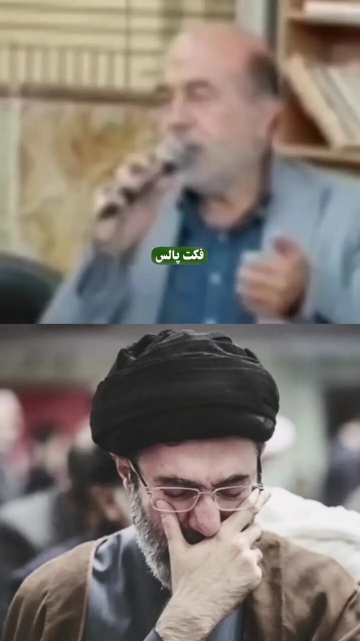 فیلم /  حضور 7 ساعته آیت الله سید مجتبی خامنه ای در مراسم تدفین رهبری شهید /  کاملاً سالم بودند از ساعت 12 شب تا 7 صبح حضور داشتند