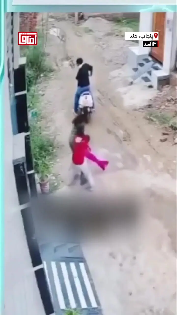 فیلم لحظه به لحظه ربودن یک پسر بچه مقابل چشمان خواهرش/ مقاومت خواهر برای نجات برادرش بی‌نتیجه ماند!