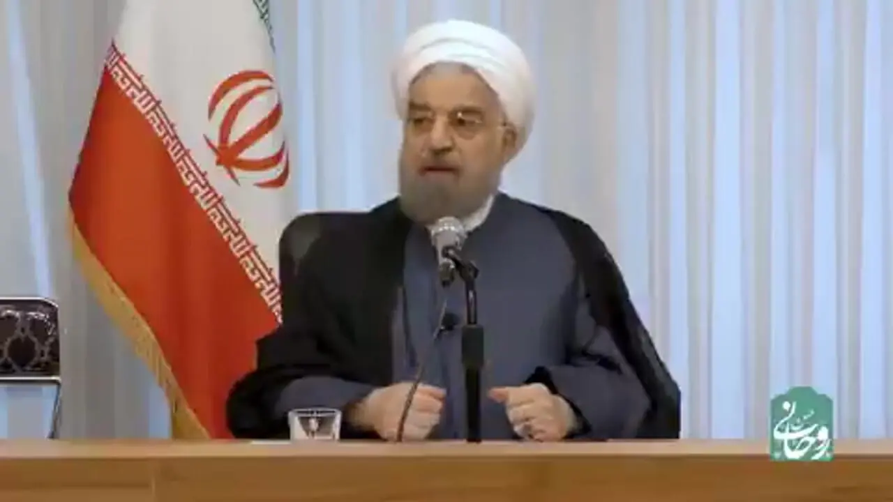 حسن روحانی: به مردم بگوییم قرار ما این است با قدرت‌های بزرگ بیست سال دیگر بجنگیم، اگر مردم قبول کردند برویم ادامه بدهیم +فیلم 