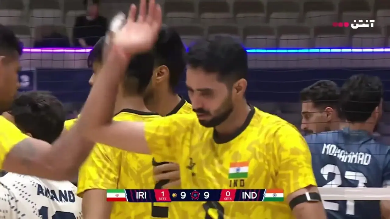 فیلم/ خلاصه والیبال هند 0 - ایران 3 در قهرمانی آسیا