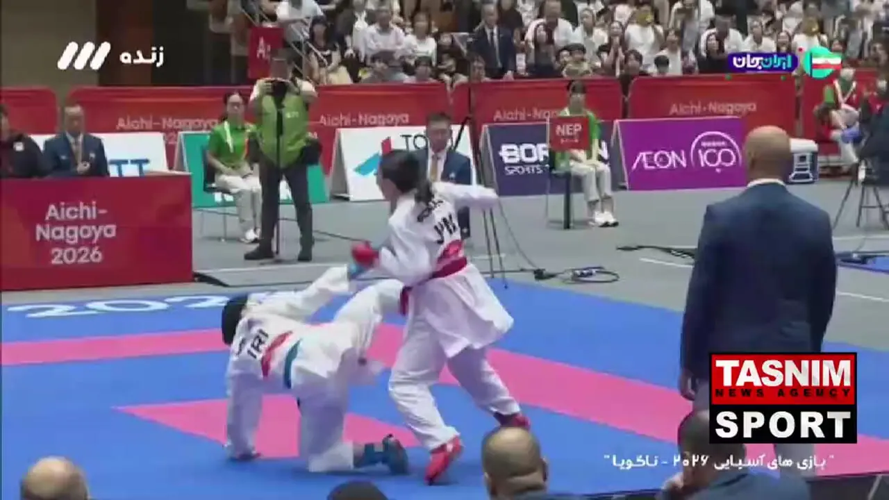 شکست آتوسا گلشادنژاد در نیمه نهایی کاراته در ناگویا