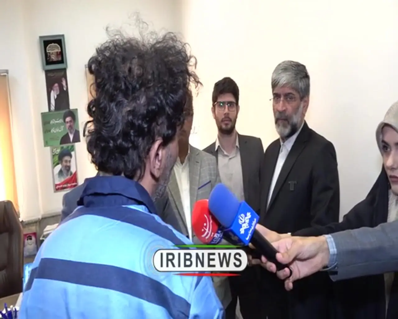 فیلم گفتگوی رییس کل دادگستری تهران با  عامل قتل عام ۵ عضو خانواده در پونک 