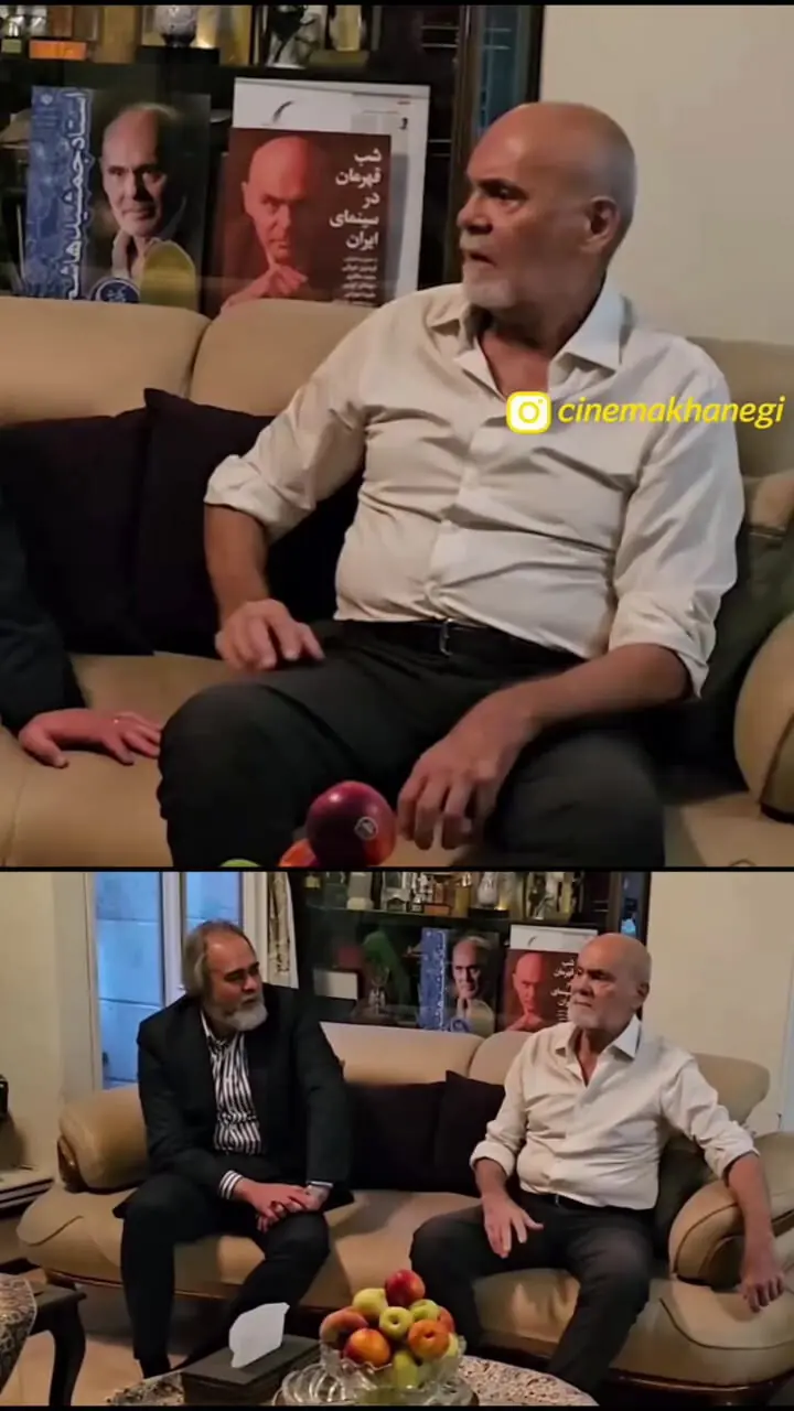 فیلم / به سخره گرفتن بازیگران کمدی توسط جمشید هاشم پور با حرکات عجیب