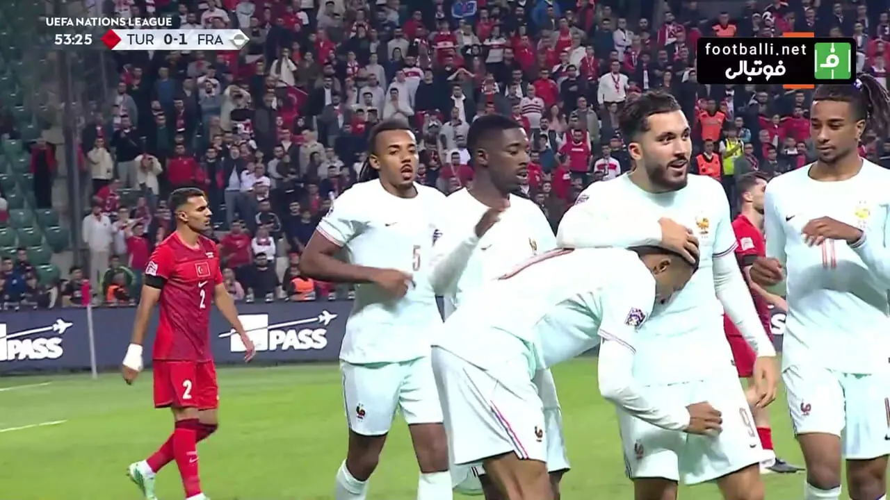 فیلم خلاصه بازی فرانسه 1-0 ترکیه