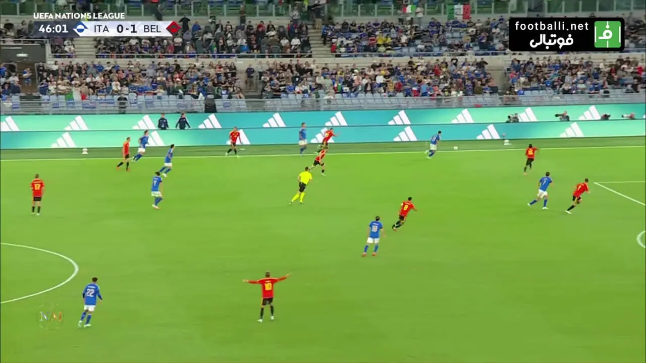 فیلم خلاصه بازی ایتالیا 0-2 بلژیک
