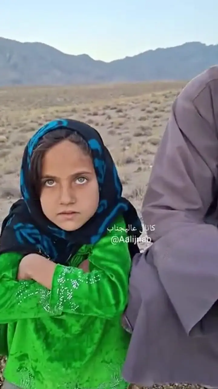 این دختربچه زیبای چشم رنگی را پدرش فروخت / فیلم خنده های پدر : فروختمش تا هزینه عروسی برادرش جور شه !