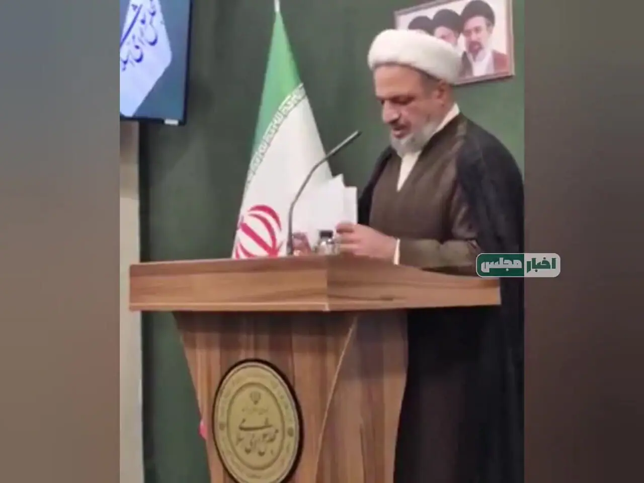 فیلم / شوخی حمید رسایی با نمایندگان در آخرین نطق اش در جلسه وبیناری مجلس پس از حکم قضایی: انشالله ما خدمت آقایون هستیم، کمپوت هم حتما بیارید