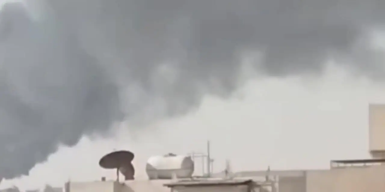 فیلم انفجار در ریاض / پروازها متوقف شدند
