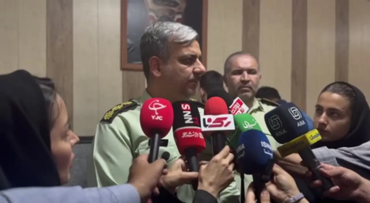 فیلم توضیحات سرهنگ خدایی رییس پلیس آگاهی تهران از بازداشت دزدان مسلح شهرک راه آهن