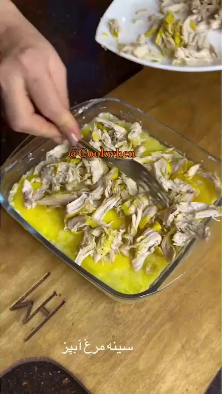 طرز تهیه لازانیای سیب زمینی با مرغ رژیمی 