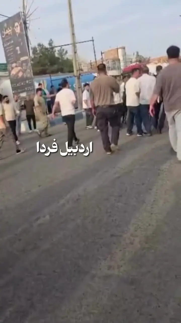 فیلم دعوا دسته‌جمعی در اردبیل